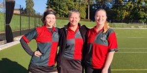 The Golledge family in their hockey kit