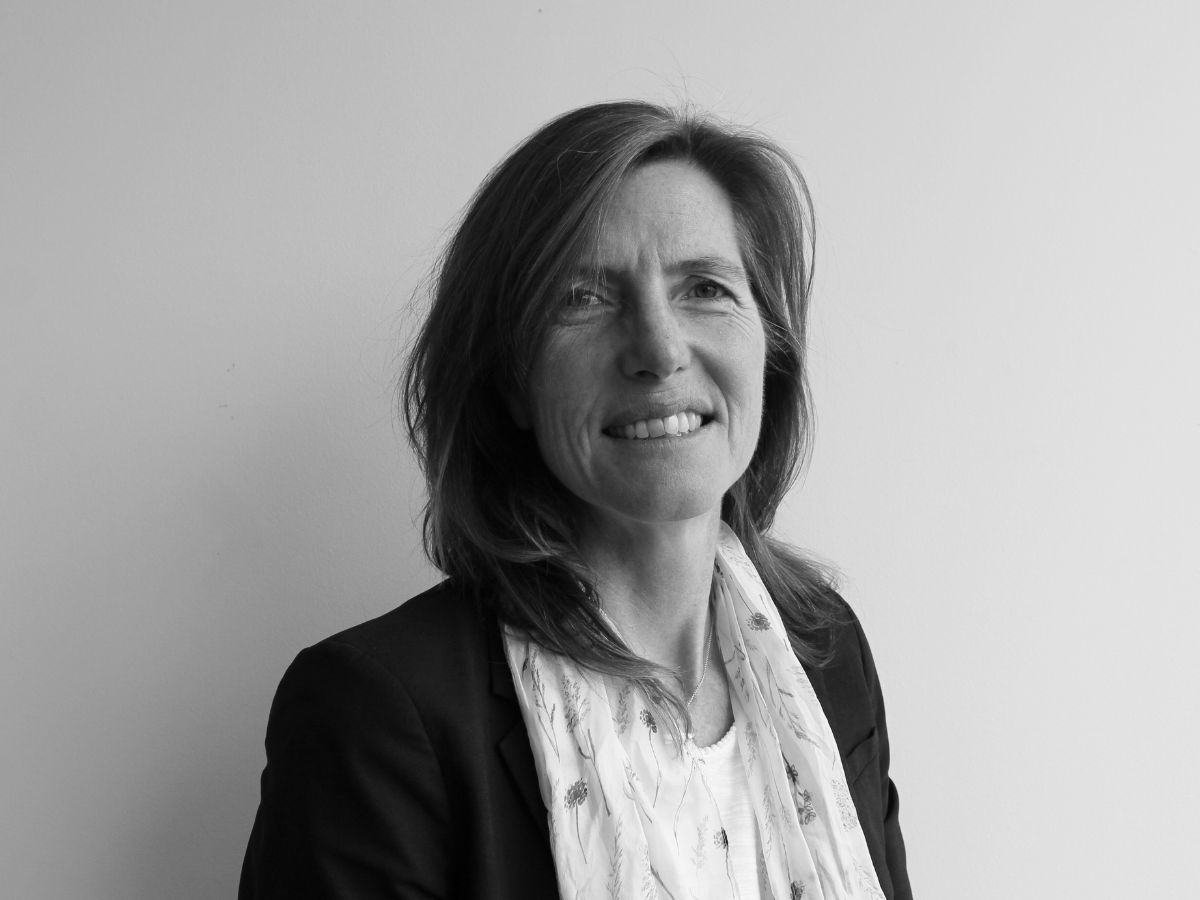 Stephanie Hilborne, a white woman with brown hair, smiling