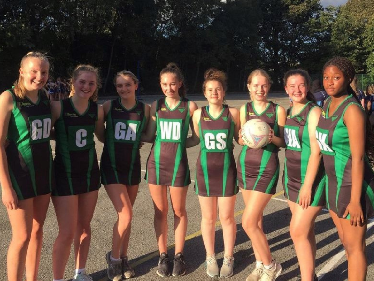 Lisa and her netball team