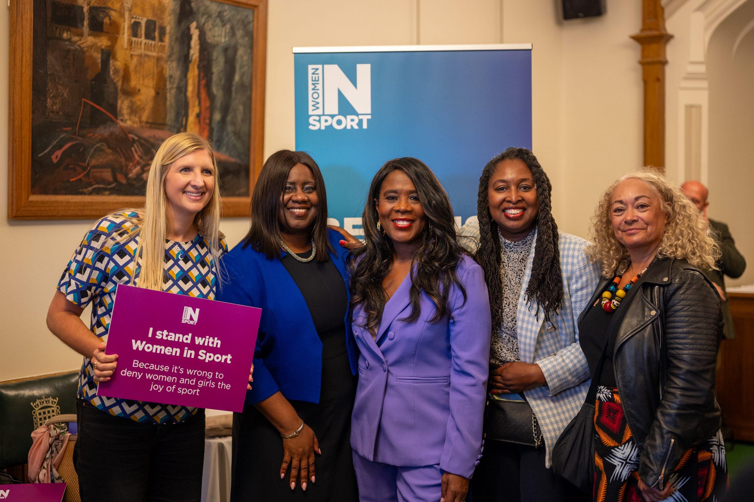 Marsha de Cordova MP, Dawn Butler MP, Kim Johnson MP and Tessa Sanderson.